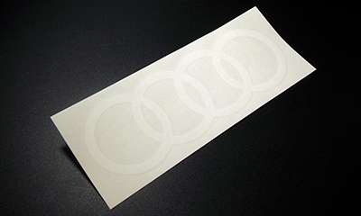 Audi 4rings ステッカー Audi純正ステッカー マニアックス公式