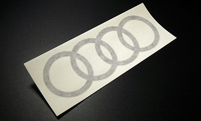 Audi 4rings ステッカー Audi純正ステッカー マニアックス公式通販