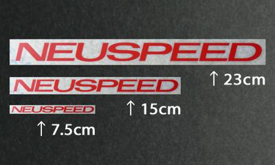 Neuspeed Logo デカール Lサイズ Neuspeedステッカー マニアックス公式通販 Maniacs Web Shop