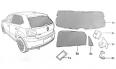 VW Sun Shade (Rear Side/Rear) Polo(6R) image 3