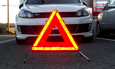 wccf 確認用 セーフティキット（ワーニングトライアングル＋安全ベスト） VW