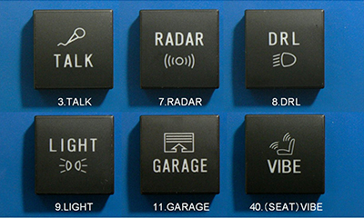 maniacs Console Decorative Switch (SQUARE) Golf5.6／Jetta5
