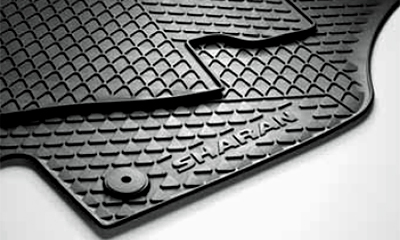 VW純正 フロントラバーフロアマット（Sharan(7N)）【お取り寄せ商品