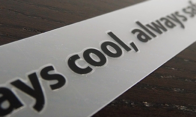 always ステッカー Always cool, always safe. ステッカー（Mサイズ） maniacs