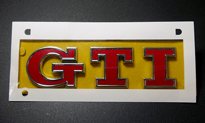 Golf7/Golf7.5 GTI Performance Rear Emblem GTIエンブレム