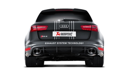 AKRAPOVIC Evolution Line (Titanium) Audi RS6 Avant (4G/C7) 【ご