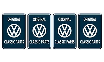 VW ORIGINAL CLASSIC PARTS Behind Glass Sticker VW純正ステッカー