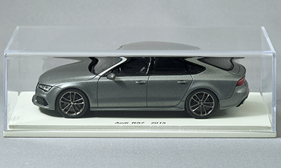 Spark 1/43 Audi RS7 2015 -Gray- Audi ミニチュアカー マニアックス