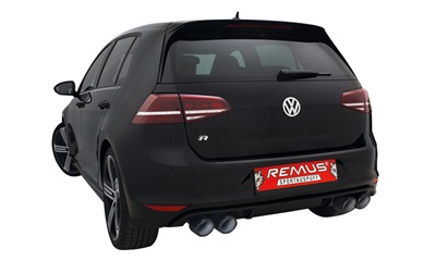 REMUS Sports Label Φ102 カーボン アングル W 左右 for Golf7 R 【お 