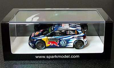 Spark 1/43 VW Polo R WRC Monte Carlo Rally 2015 Volkswagen