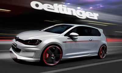 Oettinger フロントアンダースポイラー for Golf7GTI 【お取り寄せ商品