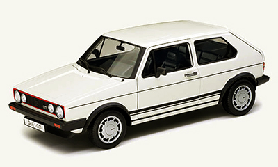 VW Golf1 GTI Pirelli (1983) 1/18 ミニカー VWミニチュアカー