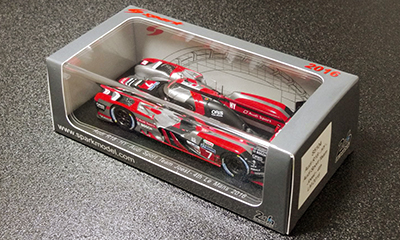 Spark 1/43 Audi R18 -HY- Audi Sport Team Joest - 4th Le Mans 2016