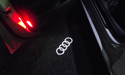 Audi Door Entrance LED Ver.1 - 4rings ドア警告ランプ(カーテシｰ 