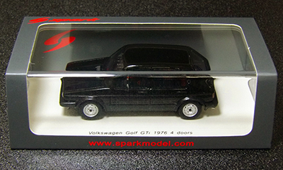 【特価超激安】■スパークモデル 1/43 1976 フォルクスワーゲンゴルフ GTI 4ドア 乗用車