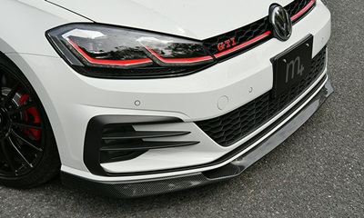 m+ × VaryReife Front Lip Spoiler for Golf7.5 GTI(カーボン/(綾織 