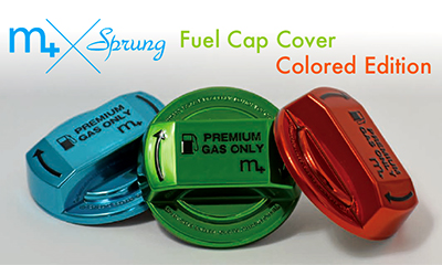 m+ × Sprung Fuel Cap Cover Colored Edition（キャンディーグリーン