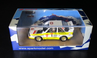 OL/US】Spark 1/43 Audi Sport quattro S1 Winner Pikes Peak
