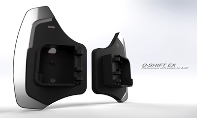 OSIR O-SHIFT EX リプレイスメントシフトパドル for Audi (TYPE-S) OSIR マニアックス公式通販｜maniacs  web shop