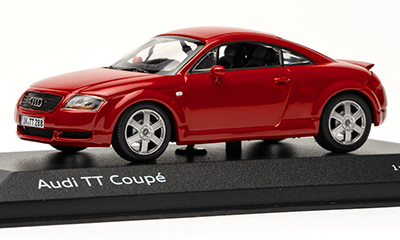 Audi TT Coupe -Red- 1/43 ミニチュアカー Audi ミニチュアカー
