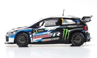 Spark 1/43 Volkswagen Polo R No.1 2nd World RX of Belgium 2018 PSRX  Volkswagen Sweden Johan Kristoffersson VWミニチュアカー マニアックス公式通販｜maniacs web shop