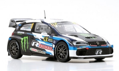 Spark 1/43 Volkswagen Polo R No.1 2nd World RX of Belgium
