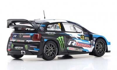 Spark 1/43 Volkswagen Polo R No.1 2nd World RX of Belgium 2018