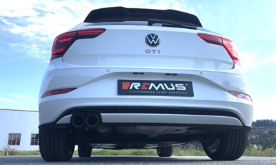 REMUS Sports Label Φ84 カーボン アングル W for Polo(AW1/AE1)GTI
