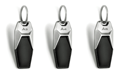 Audi LEATHER KEY RING（各車種用） Audiキーホルダー