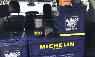 MICHELIN(ミシュラン)折り畳みコンテナ40L 収納ケース