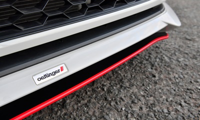Oettinger フロントスプリッター for Golf7/Golf7.5 GTI/R【お取り寄せ