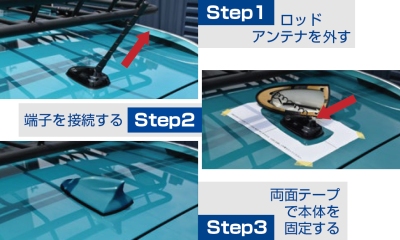 m+ Shark Antenna (ボディ同色塗装を含む)【受注生産商品 m+ Shark Antenna (ボディ同色塗装を含む)【受注生産商品