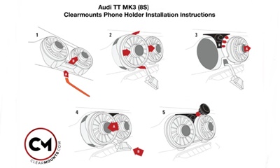 Clearmounts TT(8S)マグネット＆360度回転タイプスマートフォン