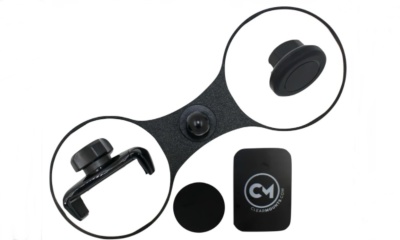 Clearmounts Q2(GA)マグネット＆360度回転タイプスマートフォンホルダー CLEARMOUNTS マニアックス公式通販｜maniacs  web shop