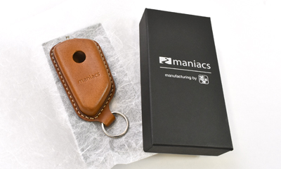 maniacs Leather key shell （VW-F type）特注色 maniacs Leather key