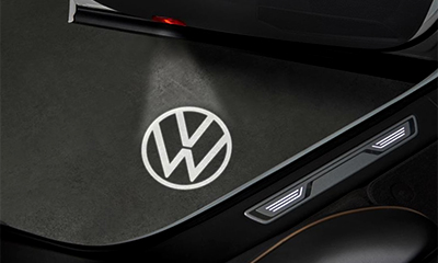 VW Door Logo Light - new Logo ドア警告ランプ(カーテシｰランプ