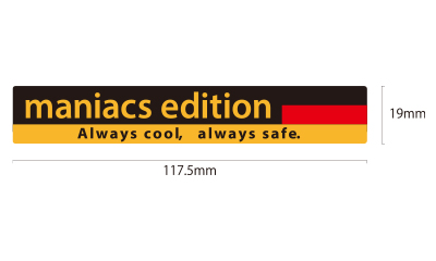 maniacs edition Gen.2.1 maniacsステッカー マニアックス公式