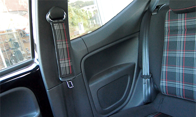 COX Original Seatbelt Pad (G7 Check/Red) インテリア マニアックス 