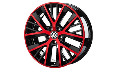 OL/US】VW純正ホイール Twinspoke レッド×ブラック (19インチ/7.5J) ホイール・タイヤ マニアックス公式通販｜maniacs  web shop