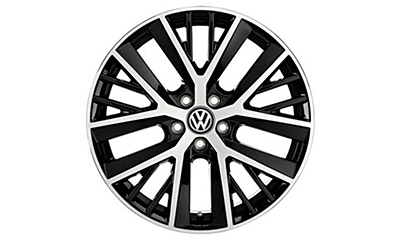 OL/US】VW純正ホイール Twinspoke シルバー×ブラック (19インチ/7.5J ...