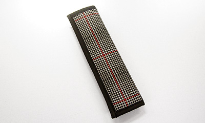COX Original Seatbelt Pad (G8 Check/Red) インテリア マニアックス