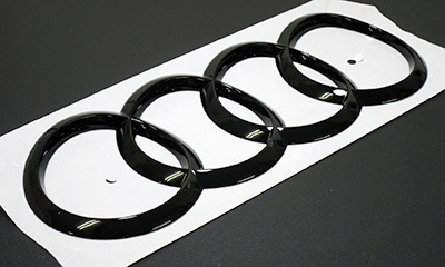 Audi エンブレムセット(A5) audi アウディ/エンブレム・センターキャップ60mm/4pcs