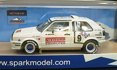 NEW低価■スパークモデル 1/43 1987 フォルクスワーゲンゴルフ Ⅱ #9 J.クライント パイクスピークヒルクライム レーシングカー