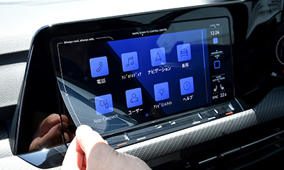 ALLブラック ホワイトワーゲンさん専8 maniacs LCD スーパーブラックシールドポインター for VW Golf8