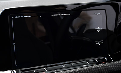ALLブラック ホワイトワーゲンさん専8 maniacs LCD スーパーブラックシールドポインター for VW Golf8