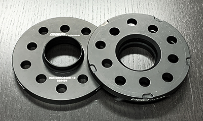 ECSホイールスペーサー10mm×2 個＆シュラウベ ホイールボルト×10本 OL/US】