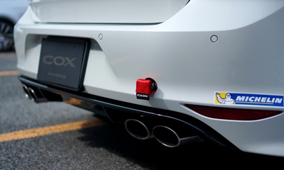 COX Racing Towing Strap レッド　ゴルフ7用 COX Racing Towing Strap Golf7用/HEX Ver. 【前後セット】【欠