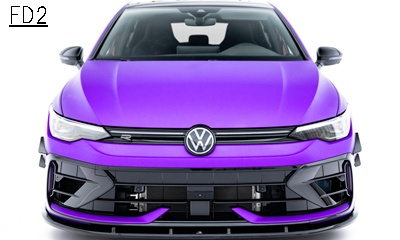 MAXTON design フロントスプリッター フォルクスワーゲン ゴルフ8.5R