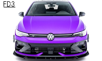 MAXTON design フロントスプリッター フォルクスワーゲン ゴルフ8.5R