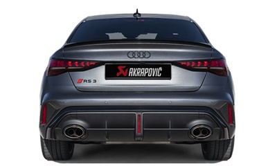 AKRAPOVIC Evolution Line (Titanium) AUDI RS3 SEDAN (8Y) 【ご来店